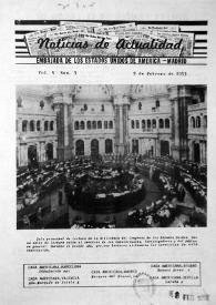 Noticias de Actualidad. Núm. 5, 9 de febrero de 1953 | Biblioteca Virtual Miguel de Cervantes