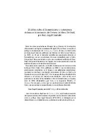 El debate sobre el Romanticismo y su temprana defensa en la traducción de "Corinne", de Mme. De Stäel, por Juan Ángel Caamaño / M.ª José Alonso Seoane | Biblioteca Virtual Miguel de Cervantes