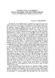 "Vamos a ver las fieras": Animal Imagery and the Protagonist in "La desheredada" and "Lo prohibido" / Vernon A. Chamberlin | Biblioteca Virtual Miguel de Cervantes