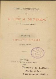 Tipos y paisajes / José Mª de Pereda | Biblioteca Virtual Miguel de Cervantes