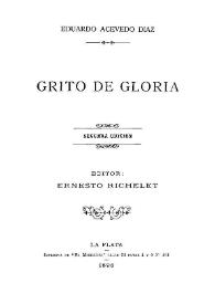 Grito de gloria | Biblioteca Virtual Miguel de Cervantes