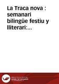 La Traca nova  : semanari bilingüe festiu y lliterari: Año IV Época II Número 27 - 18 mayo 1912 | Biblioteca Virtual Miguel de Cervantes