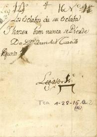 Comedia famosa, Los esclavos de su esclava, y hacer bien nunca se pierde  / de don Juan del Castillo | Biblioteca Virtual Miguel de Cervantes