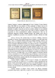 América Literaria. Cuadernos Quincenales de Artes, Ciencias y Letras (Buenos Aires, 1921-1922) [Semblanza] / Verónica Delgado | Biblioteca Virtual Miguel de Cervantes