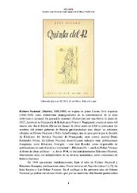 Editora Nacional (Madrid, 1940-1985) [Semblanza] / Daniel García Florindo | Biblioteca Virtual Miguel de Cervantes