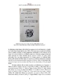 La Biblioteca de la Mujer (1892-1914) [Semblanza] / Gareth Wood | Biblioteca Virtual Miguel de Cervantes