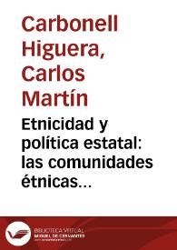 Etnicidad y política estatal: las comunidades étnicas minoritarias frente al poder estatal en China | Biblioteca Virtual Miguel de Cervantes