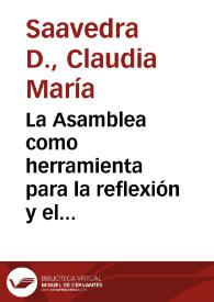 La Asamblea como herramienta para la reflexión y el aprendizaje de los docentes | Biblioteca Virtual Miguel de Cervantes