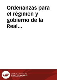 Ordenanzas para el régimen y gobierno de la Real Audiencia de Manila con el reglamento para su secretaría aprobadas las primeras por Real Decreto de 18 de febrero último, y el segundo por Real Orden de 4 de octubre de 1867 | Biblioteca Virtual Miguel de Cervantes