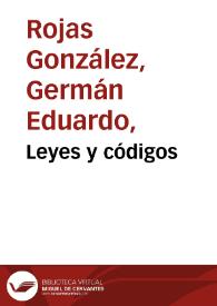 Leyes y códigos | Biblioteca Virtual Miguel de Cervantes