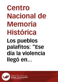 Los pueblos palafitos: “Ese día la violencia llegó en canoa…" | Biblioteca Virtual Miguel de Cervantes