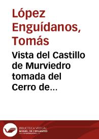 Vista del Castillo de Murviedro tomada del Cerro de los Molinos [Material gráfico] | Biblioteca Virtual Miguel de Cervantes