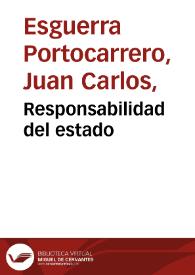 Responsabilidad del estado | Biblioteca Virtual Miguel de Cervantes