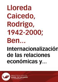 Internacionalización de las relaciones económicas y sociales y organismos supranacionales | Biblioteca Virtual Miguel de Cervantes