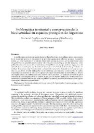 Problemática territorial y conservación de la biodiversidad en espacios protegidos de Argentina / Juan Pablo Morea | Biblioteca Virtual Miguel de Cervantes