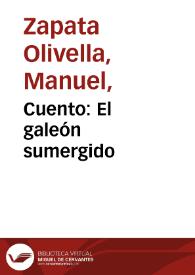 Cuento: El galeón sumergido | Biblioteca Virtual Miguel de Cervantes