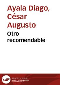 Otro recomendable | Biblioteca Virtual Miguel de Cervantes