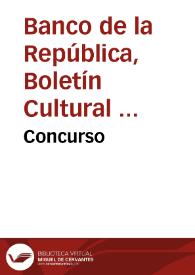 Concurso | Biblioteca Virtual Miguel de Cervantes