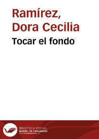 Tocar el fondo | Biblioteca Virtual Miguel de Cervantes