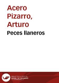 Peces llaneros | Biblioteca Virtual Miguel de Cervantes