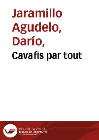 Cavafis par tout | Biblioteca Virtual Miguel de Cervantes