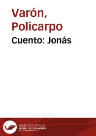 Cuento: Jonás | Biblioteca Virtual Miguel de Cervantes