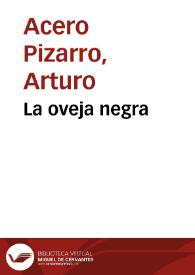 La oveja negra | Biblioteca Virtual Miguel de Cervantes