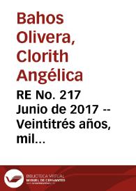 RE No. 217 Junio de 2017 -- Veintitrés años, mil documentos: caracterización, visibilidad e impacto de los Borradores de Economía | Biblioteca Virtual Miguel de Cervantes