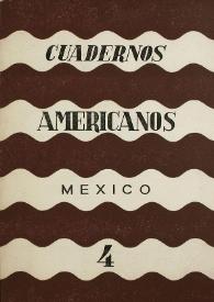 Cuadernos americanos. Año XVIII, vol. CV, núm. 4, julio-agosto de 1959 | Biblioteca Virtual Miguel de Cervantes