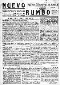 Nuevo Rumbo. CNT-FAI : Órgano de la Federación Local de Sindicatos y Agrupaciones Libertarias de Elda y Portavoz de la Comarca. Núm. 6, 27 de marzo de 1937 | Biblioteca Virtual Miguel de Cervantes