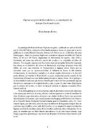 "Páginas escogidas" de Heinrich Heine, en la traducción de Enrique Díez-Canedo (1918) / Elena Serrano-Bertos | Biblioteca Virtual Miguel de Cervantes