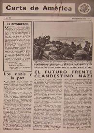 Carta de América. Núm. 101, noviembre de1944 | Biblioteca Virtual Miguel de Cervantes