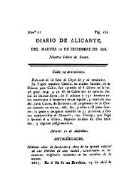 Diario de Alicante. Núm. 71, 10 de diciembre de 1816 | Biblioteca Virtual Miguel de Cervantes