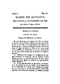 Diario de Alicante. Núm. 92, 31 de diciembre de 1816 | Biblioteca Virtual Miguel de Cervantes