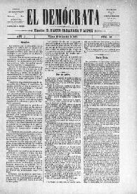 El Demócrata (Villena, Alicante). Núm. 10, 19 de octubre de 1890 | Biblioteca Virtual Miguel de Cervantes