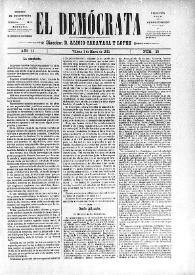 El Demócrata (Villena, Alicante). Núm. 29, 1 de marzo de 1891 | Biblioteca Virtual Miguel de Cervantes