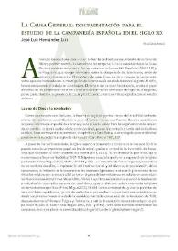 La Causa General: documentación para el estudio de la campanería española en el siglo XX / José Luis Hernández Luis | Biblioteca Virtual Miguel de Cervantes