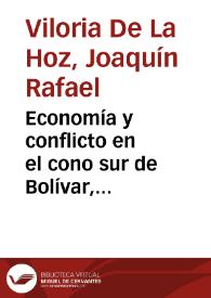 Economía y conflicto en el cono sur de Bolívar, Colombia | Biblioteca Virtual Miguel de Cervantes