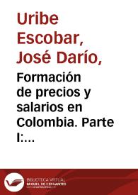 Formación de precios y salarios en Colombia. Parte I: formación de precios | Biblioteca Virtual Miguel de Cervantes