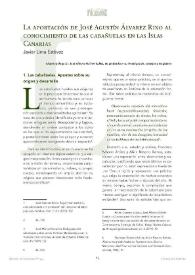 La aportación de José Agustín Álvarez Rixo al conocimiento de las cabañuelas en las Islas Canarias / Javier Lima Estévez | Biblioteca Virtual Miguel de Cervantes