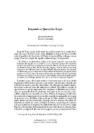 Leyendo a Quevedo: Lope / Antonio Carreño | Biblioteca Virtual Miguel de Cervantes