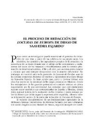 El proceso de redacción de "Locuras de Europa" de Diego Saavedra Fajardo / Sònia Boadas | Biblioteca Virtual Miguel de Cervantes