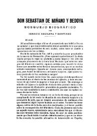 Don Sebastián de Miñano y Bedoya. Bosquejo biográfico [1833-1835] / por Ignacio Aguilera y Santiago | Biblioteca Virtual Miguel de Cervantes