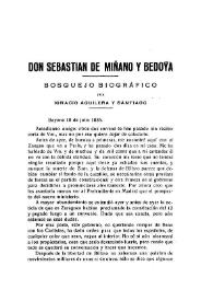 Don Sebastián de Miñano y Bedoya. Bosquejo biográfico [1835-1836] / por Ignacio Aguilera y Santiago | Biblioteca Virtual Miguel de Cervantes