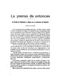 La prensa de entonces. El brindis de Menéndez y Pelayo en el centenario de Calderón (continuación) / E. S. R. | Biblioteca Virtual Miguel de Cervantes