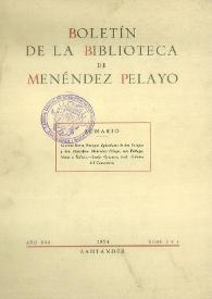 Epistolario de don Enrique y don Marcelino Menéndez Pelayo, con Prólogo, notas e índices / Enrique Sánchez Reyes (ed.) | Biblioteca Virtual Miguel de Cervantes