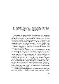 El primer centenario de "La Gloriosa". La revolución de setiembre de 1868, vista por Pereda / Concepción Fernández-Cordero y Azorín | Biblioteca Virtual Miguel de Cervantes