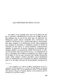 Las aventuras de Diego Galán / Margarita Levisi | Biblioteca Virtual Miguel de Cervantes