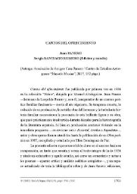 Panero, Juan; Santiago Romero, Sergio (Edición y estudio): "Cantos del ofrecimiento". Astorga: Asociación de Amigos Casa Panero -Centro de Estudios Astorganos “Marcelo Macías”, 2017, 152 págs. [Reseña]
 / Lucía Cotarelo Esteban | Biblioteca Virtual Miguel de Cervantes