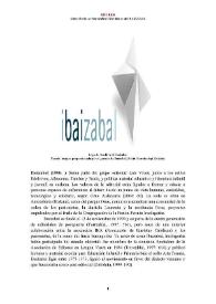 Ibaizabal [editorial] (1990- ) [Semblanza] / Miren Ibarluzea Santisteban | Biblioteca Virtual Miguel de Cervantes